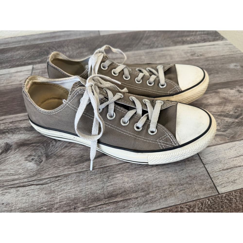 Converse Chuck Taylor All Star Low Top Size Women 8 Taupe Brown Sneakers